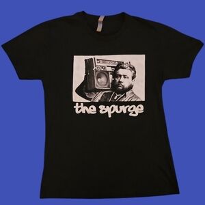 3/$30 The Spurge Graphic Black Short Sleeve Tee